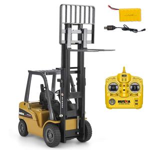 Jouets radiocommandés 2 en <span class=keywords><strong>1</strong></span>, chariot élévateur électrique jouet, chariot élévateur <span class=keywords><strong>RC</strong></span> à l'échelle <span class=keywords><strong>1</strong></span>:10, <span class=keywords><strong>remorque</strong></span> à plateau - Product Image 6