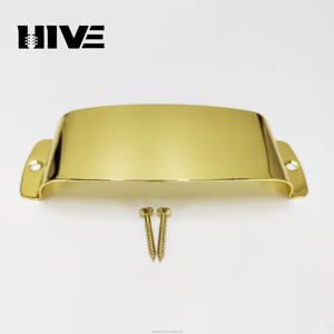 Housse de protection pour pont de <span class=keywords><strong>guitare</strong></span> basse PB JB, étui de protection pour basse électrique en or, argent et noir, vente directe d'usine - Product Image 5