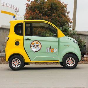 Piccolo veicolo per adulti <span class=keywords><strong>automobili</strong></span> puro chiuso Ev ciclomotore 2 posti 4 ruote adulti Mini auto elettriche - Product Image 4