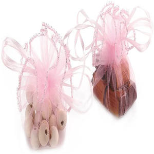 Bolsa de cordón de Organza transparente redonda de nuevo estilo con bolsa de embalaje de regalo para joyería de dulces flor seca cosmética - Product Image 6