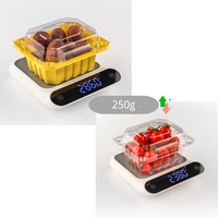 Framboises de qualité alimentaire personnalisées d'approvisionnement d'usine, récipient alimentaire de fraises 8 12 19oz boîte-cadeau en plastique de fruits