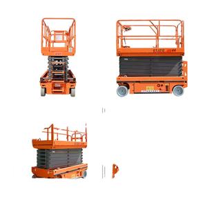 Plataformas de Trabajo Autopropulsadas para Trabajos Aéreos de 6m a 14m, Plataforma Elevadora de Tijera Portátil con Motor - Product Image 5