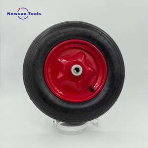 Ruota del pneumatico della carriola per il carrello 3.50 ruota di gomma dell'aria del mercato della Turchia 350-8 ruota gonfiabile pneumatico del camion della carriola - Product Image 2