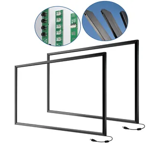 Zhipingtouch Multi-Touch Display Smart Tv Ir Touchframe Overlay Kit 55 Inch Infrarood Touchscreen Frame
