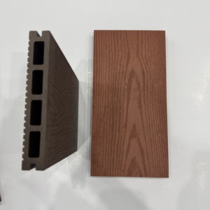 Plancher de <span class=keywords><strong>terrasse</strong></span> en WPC creux pour extérieur, composite <span class=keywords><strong>bois</strong></span>-plastique - Product Image 4