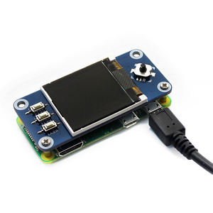 Pantalla LCD de 1,44 pulgadas HAT para Raspberry Pi <span class=keywords><strong>2B</strong></span>/3B/Zero W con controlador integrado ST7735S controlador SPI interfaz 128x128 píxeles - Product Image 1