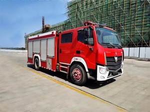Camion de pompiers Foton Auman 8000L avec réservoir d'eau, 4X2, réservoir de mousse 10000L, fabricant de véhicules de pompiers - Product Image 1