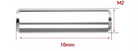 Goupilles en acier inoxydable LeGood de 3 mm de diamètre x 25 mm de long avec chanfreinage aux deux extrémités, finition brillante, modèle LGII