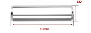 LeGood de 3 mm de diámetro x 25 mm de largo con biselados en ambos extremos de acero inoxidable - Product Image 3