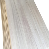 Prix d'usine d'exportation de panneau de paulownia en bois massif de haute qualité en Chine