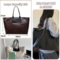 Sac fourre-tout quotidien de sport en PU imperméable grande capacité avec poche antivol intégrée et logo personnalisé pour la vente en gros