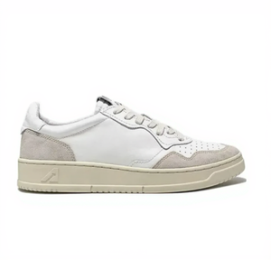 <span class=keywords><strong>Sneakers</strong></span> Casual Bicolore per Coppia, Scarpe da Corsa Classiche in Vera Pelle Traspirante con Rete Traforata per Uomo e <span class=keywords><strong>Donna</strong></span>, Suola Spessa - Product Image 4