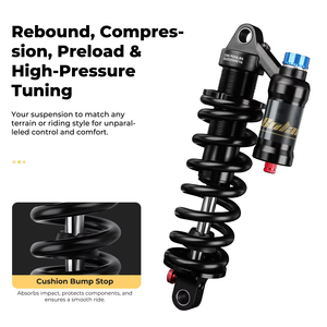 <span class=keywords><strong>Amortiguador</strong></span> Trasero para Bicicleta de Montaña BOLANY, Suspensión de Resorte de 550 lb, 190/210/230/240/250/265 mm, <span class=keywords><strong>Amortiguador</strong></span> Trasero para Bicicleta de Montaña DH MTB - Product Image 2