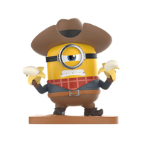 POP MART Figurines de collection mignonnes de monstres géants jaunes en boîte mystère, Ornement de bureau, Jouet surprise, Cadeau pour les amateurs de dessins animés
