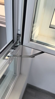 Ventanas y Puertas de Vinilo de Diseño Europeo Personalizadas, Ventanas de PVC con Doble Acristalamiento, Ventana Abatible de PVC