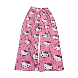 <strong>Wholesale</strong> Women's Christmas Kawaii <strong>Anime</strong> Cartoon Pajamas Casual Home Shirts Comfortable and Breathable Hot Selling Latest Design - Product Image 2