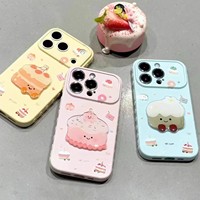 Coque Souple Intégrale Magnétique en Verre Anti-Chute pour iPhone 17/13/16, Motif Cœur Instantané et Adorable