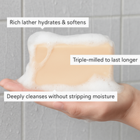 Savon au lait de chèvre à l'acide lactique végétal anti-inflammatoire apaisant pour l'eczéma, sans cruauté, CPNP, nourrit, hydrate et hydrate