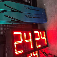 Temporizador de Cuenta Regresiva de Estilo Simple con Una Sola Fila de LED de 12/14/24/30 Segundos para Cancha de Baloncesto, Equipo de Entrenamiento