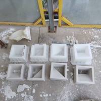 Reazone Nouveau Design Moule à Blocs de Béton en Plastique PP, Coffrage pour Briques Creuses Emboîtables