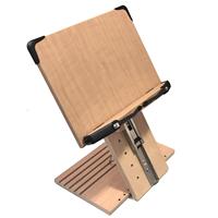 Support de lecture ergonomique portable, réglable en hauteur, pliable, à hauteur des yeux, pour lire sans utiliser les mains, pour les grands livres épais et lourds et les tablettes