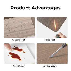 <span class=keywords><strong>Pannelli</strong></span> di Rivestimento per Pareti Interne Impermeabili, Pannello Decorativo <span class=keywords><strong>3D</strong></span> per Arredo Casa, Impiallacciatura in <span class=keywords><strong>Legno</strong></span> di Carbone di Bambù - Product Image 6