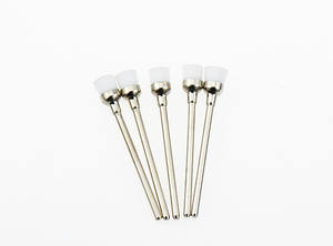 Laboratorio ortodontico piccola punta di setola naturale lucidatura dei denti tazza contrangolo usa e getta odontoiatria spazzolino per profilassi dentale per dentale - Product Image 4