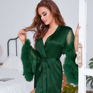 เสื้อคลุมเซ็กซี่สำหรับผู้หญิงใส่ในห้องน้ำชุดใส่ในบ้านสไตล์บางขนาดใหญ่พิเศษใส่ในฤดูร้อน - Product Image 5