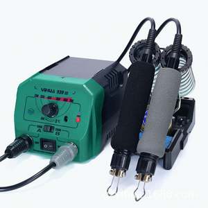 เครื่องเผาไม้939 III หัวแร้งแบบ Pyrography 30W ปรับได้อบอุ่นสถานีบัดกรีปากกาคู่ - Product Image 4