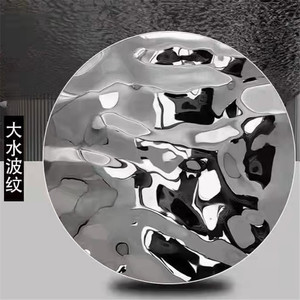 不锈钢304板材金色天花板墙壁水波纹冲压装饰不锈钢板材 - Product Image 4
