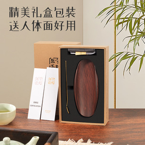 Balance électronique pour thé, mini balance numérique intelligente en bois pour cérémonie du thé avec charge USB - Product Image 3