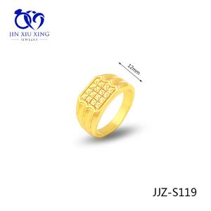 Anillo de Boda de Diamantes de 24K para Mujer, Nuevo, Chapado en Oro, con Circonita, Estilo Clásico - Product Image 4