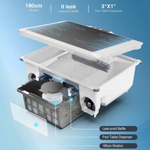 Aspiradora Robótica Automática para Piscinas de 10W con Energía Solar, Limpiador de Superficie para Piscinas, Directo de Fábrica - Product Image 1