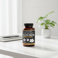 Capsules de nootropiques pour adultes, complément alimentaire pour le cerveau, Alpha GPC, L-théanine, Bacopa Monnieri, améliore l'immunité, compléments à base de plantes, 60 gélules