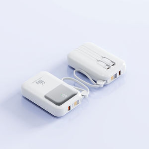 Banques d'alimentation à charge rapide 20000mah avec câble intégré, charge rapide portable 22.5W, compatible avec les téléphones mobiles - Product Image 4