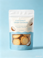 Sachet en papier kraft refermable avec fenêtre transparente, scellé sur trois côtés, qualité alimentaire, pour emballage de snacks, impression personnalisée pour biscuits et gâteaux