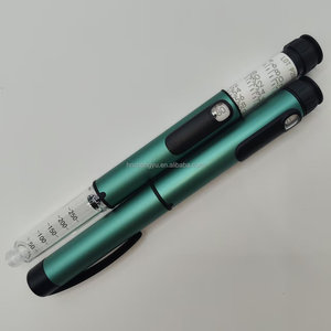 Bolígrafo Aplicador Metálico de Deslizamiento Suave con Bloqueo Automático, Vial de Vidrio de 3ml, 80UI, para Administración de Insulina, Reutilizable, Venta al por Mayor, Inyector Dosificador - Product Image 4
