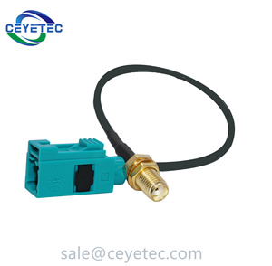 Nhà Sản Xuất Lắp Ráp Cáp <span class=keywords><strong>RF</strong></span> Bộ Chia Dây SMA Cho Lắp Ráp Nữ <span class=keywords><strong>Fakra</strong></span>-B - Product Image 4