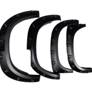 KQD Factory Flexible Auto Accessories ABS 4x4 <b>Plastic</b> Black <b>Wheel</b> Fender Flare for Nissan NP300 - Product Image 1
