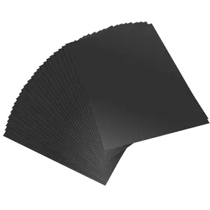 Satu sisi 25 buah kertas karbon hitam grafit-satu sisi kertas karbon