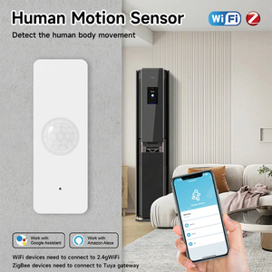 SIXWGH <b>Smart</b> Security PIR Motion Sensor & <b>WiFi</b> Dual Mode Bar Design Home Automation Detector Tuya Battery Powered <b>Smart</b> M - Product Image 4