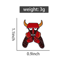 Dark Lord Red Robot Broche Futurama Metal Badge Ropa Accesorios Regalo