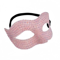 Masque en perles de style vénitien pour le carnaval, Halloween, les soirées costumées et les bals