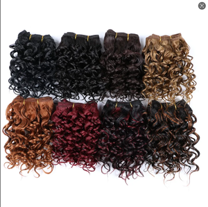 Extensiones de Cabello de Fibra Química Rizadas Jreey al por Mayor, Multicolor, para Mujer - Product Image 4