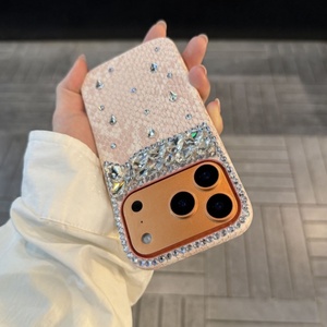Luxury diamond fish scale snake leather phone case for iPhone 11-17 pro max hard protect back <b>cover</b> factory wholesale accessory - Product Image 4
