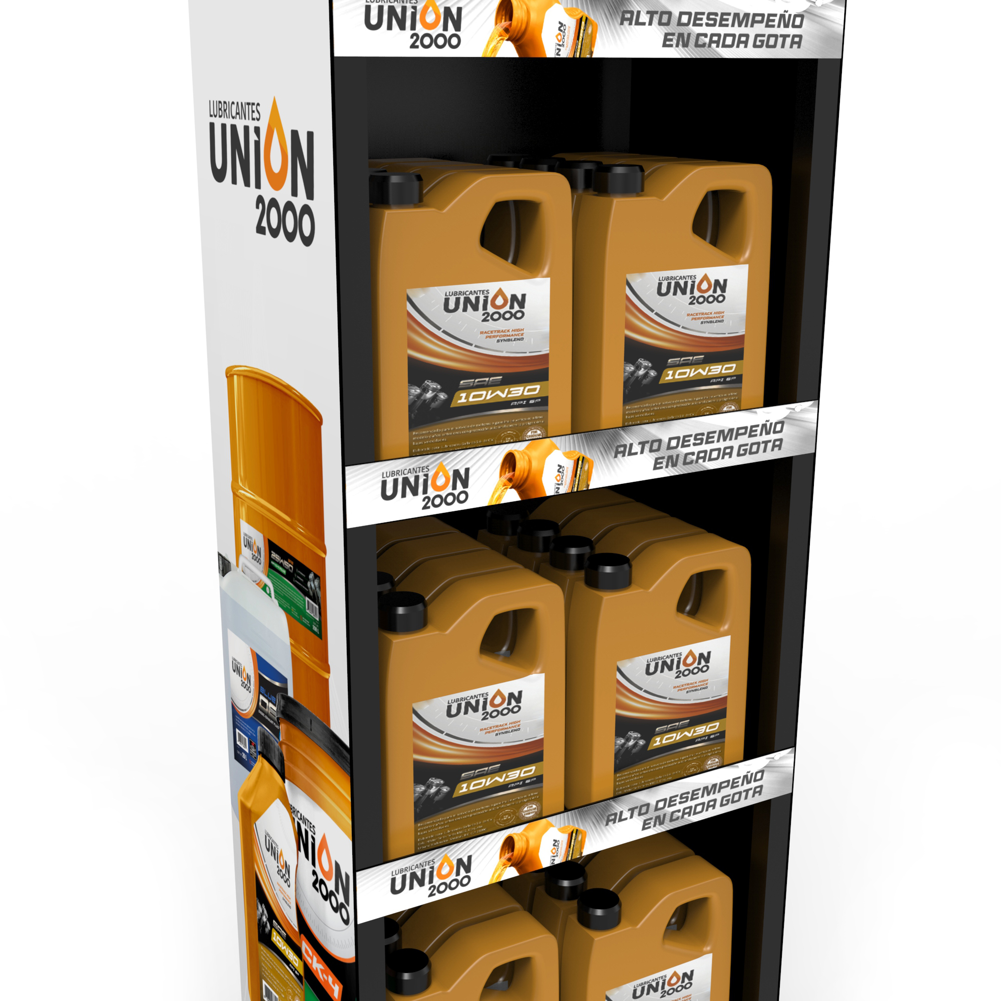 Castrol Lubricating Motor Engine Oil Display Stand for Garage — view 5
