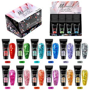 Kit <span class=keywords><strong>de</strong></span> <span class=keywords><strong>Uñas</strong></span> Acrílicas <span class=keywords><strong>de</strong></span> 12 Colores, 15 ml, Diferentes Colores, Suministros Profesionales para Extensión <span class=keywords><strong>de</strong></span> <span class=keywords><strong>Uñas</strong></span>, <span class=keywords><strong>Esmalte</strong></span> Acrílico Transparente, Poly Gel, Marca Privada - Product Image 5