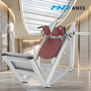 เครื่องแฮคสควอทแบบวางแผ่นน้ำหนักสีสันสดใส อุปกรณ์ออกกำลังกาย MND Fitness เครื่องออกกำลังกายเสริมสร้างความแข็งแรงสำหรับยิมบูติกในมาดริด ทนทาน - Product Image 1