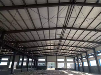 Bâtiment préfabriqué d'entrepôt de structure en acier prêt à l'emploi de 1000 mètres carrés pour le bâtiment en métal d'usine de nourriture