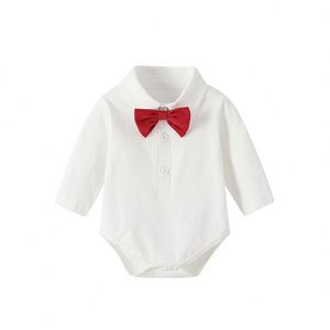 Traje de bebé de tres piezas de estilo occidental de Inglaterra 0-12 meses y 1 año Conjuntos de ropa de bebé Vestidos Para Bebe - Product Image 2